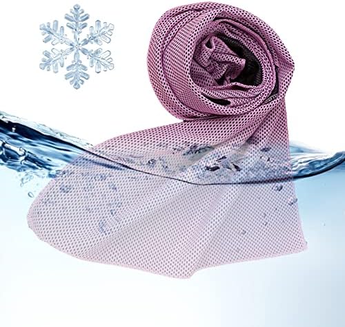 Toalhas de gelo resfriamento de nogueira Microfiber ioga fria toalha fina esporte ao ar livre de verão de resfriamento de lenço de ginástica suor de ginástica