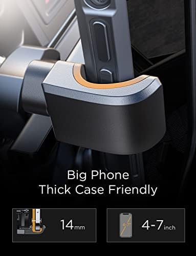 Suporte do telefone AinOpe Mount 2022 Upgrade Gravity Car Mount com o mais novo clipe de ventilação de ar nova trava de mãos de celular livre para celular para carro compatível com o iPhone 14 Pro Max 13 12 prata