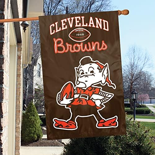 Party Animal Cleveland Browns Aplique Banner Bandeira