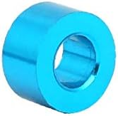 X-Dree 20pcs de 3 mm de espessura m3 liga de alumínio plana fende_r arruela de parafuso azul-céu (20pcs 3 mm de