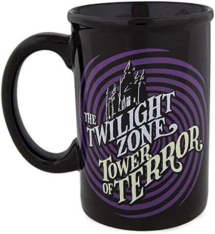 Disney the Twilight Zone Tower of Terror brilha na caneca escura