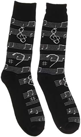 Everbrighright Music Music Theme Crew Socks ,, um tamanho,