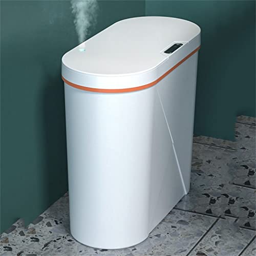 Dhtdvd spray lixo inteligente pode eletrônico automático lixo doméstico para banheiro banheiro banheiro banheiro estreito