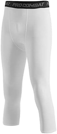 Lincox Men's Athletic Workout Base Camada Leggings Slim Fit Wick Sweat Suria Dry Fashion Fashion Stretch Crop Leggings calças