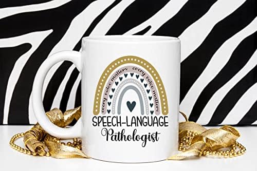 Cada voz é importante fonoail fononese presente de café xícara de viagem SLP Gifts Discurso Patologia Patologia Caça de café 11oz