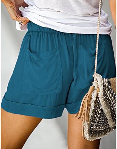 Shorts casuais de verão feminino Faixa solta plus size tamanho confortável Casual Casual Casual Colo