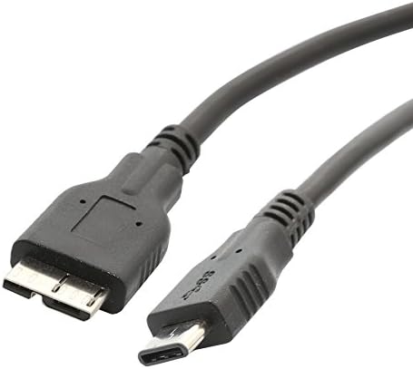 IO Crest Sy-Cab9 3 'USB 3.1 Tipo C para MicroSB 3.0, Black