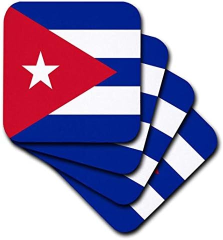 3drose cst_158302_1 bandeira de cuba listras azuis cubanos Triângulo vermelho White Star Caribbean Island Country