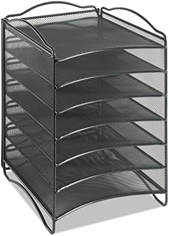 SAFCO 9431BL ONYX SIEL MASH LLITERATURA Rister Six Compartamentos Black