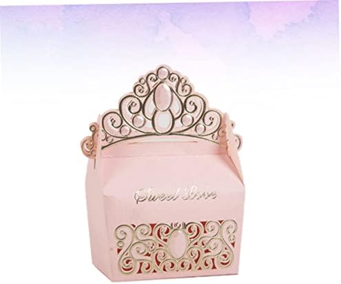 StoBok 15pcs caixas de caixas de doces Crowns Contêineres de doces ANIVERSÁRIO BABELAÇÃO CABELA DE CADEIRO DO CADELO DE CADEDY