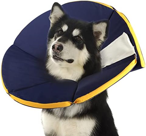 Tagibeki Dog Cone Collar após a cirurgia Gollar de recuperação de cães para parar de lamber o cone de animais de estimação ajustável por cão e gato cone de pescoço