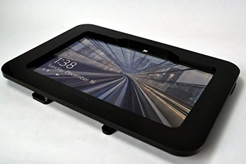 WinBook compatível com Tabcare TW100 TW101 10.1 Kit VESA de acrílico preto - Gabinete de segurança para exibição da loja, exibição