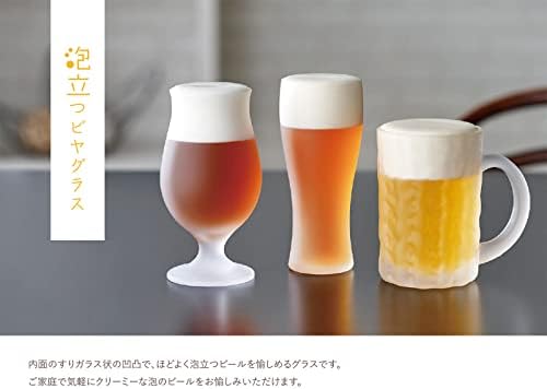 東洋 佐々 ガラス ガラス Toyo Sasaki Glass 36311-600-Jan-P Glass de cerveja espumante, copo de caule, fabricado no Japão, lava-louças
