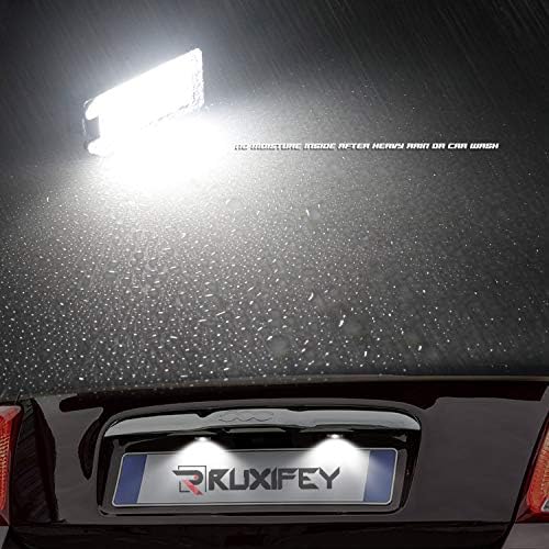 Ruxifey LED Placa LEVA SUBSTITUIÇÃO COMPATÍVEL POR FIAT 500 2013-2019, Maserati Levant, 6000k White, pacote de 2