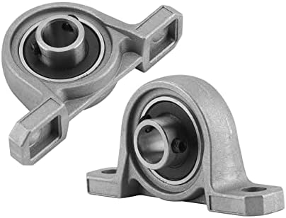 2 PCS Pillow Block montado em furo 8/10/212mm de diâmetro interno rolamento de esferas de metal alojada de zinco