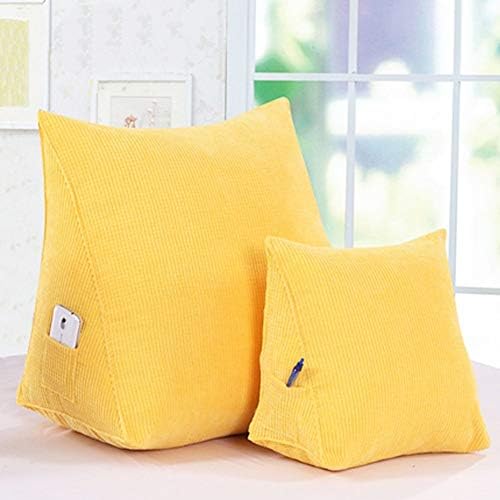 Topy Body Positions Leiting Pillow, Breads de almofada de cunha triangular grande, travesseiro de encosto para cabeceira com cobertura removível 59x18x9inch
