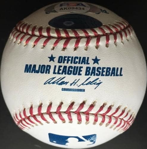 Reggie Jackson Hof 93 MLB autografado beisebol, PSA Grade ** Mint 8.5 ** - Bolalls autografados