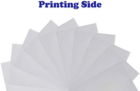 Artesanato de papel de transferência de calor a jato de tinta para tecido escuro, 8,3 x 11,7, 10 folhas