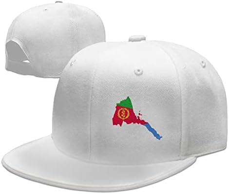 Mapa da bandeira da eritreia Caps de beisebol ajustáveis ​​Chapéus de pai criam chapéu adulto para homens e mulheres chapéu de sol
