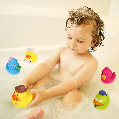 Arttyma Rubber Ducks a granel, Duckies de sortimento para Jeep Ducking Floater Bath Bath Toys Favores