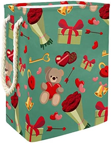 Padrão romântico de desenho animado Indicultor 300d Oxford PVC Roupas impermeáveis ​​cestas de roupas grandes para cobertores