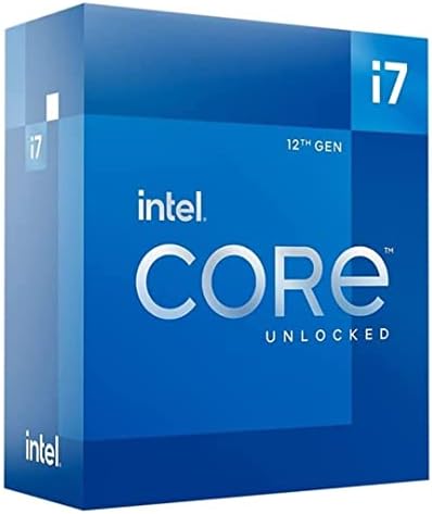 Processador da caixa Intel Core i7-12700K, BX8071512700K