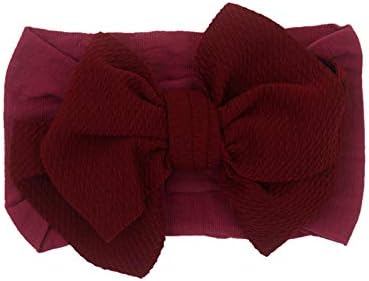 Utsuma 1pc Baby Girl Bands Bows, acessórios de cabelo infantil fofos Bowknot para garotas infantis recém -nascidas