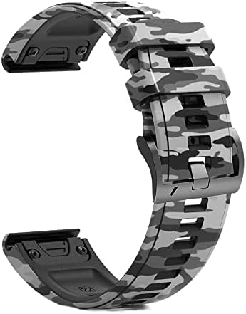 Sawidee para Garmin Fenix ​​7 7x 6 6x Pro 5x 5 mais 3 h Mk2 EasyFit Smart Watch Relógio Correa 26 22mm Silicone Redunda Relógio
