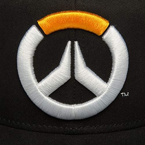 Jinx Overwatch Frenetic Snapback Baseball Baseball, preto, tamanho adulto