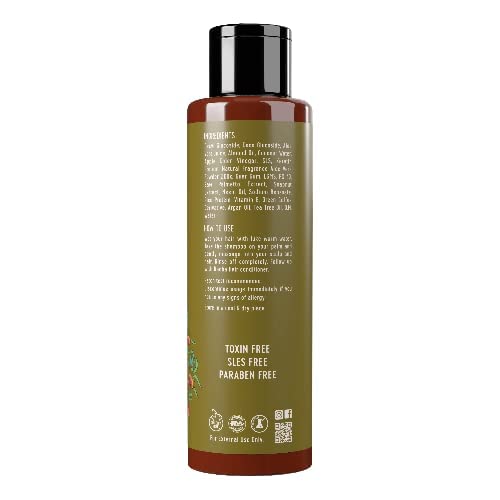 Malar Sakshi Shampoo | Para todos os tipos de cabelo | Shampoo de limpeza profunda com espuma extra | SLES & Paraben