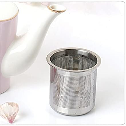 Sjydq Tarde Tea Set Coffee Drinkware Conjunto de bule com xícaras de café e pires de filtro de chá
