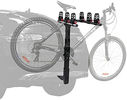 Juves Deluxe 3 Rack de bicicleta para hitch Mount Transportador 110 libras Frame de aço com capacidade com modos dobráveis