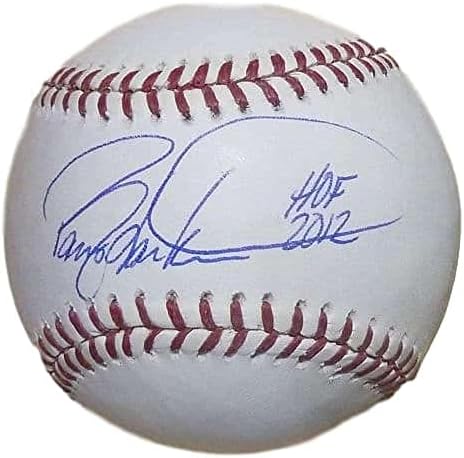 Barry Larkin autografou OML Baseball Cincinnati Reds HOF 2012 JSA 12070 - Bolalls autografados