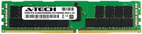 AT -TECH 32GB Memory RAM para Dell Precision Workstation 7920 Torre - DDR4 2666MHz PC4-21300 ECC RDIMM 2RX4 1.2V - Módulo de atualização do servidor único