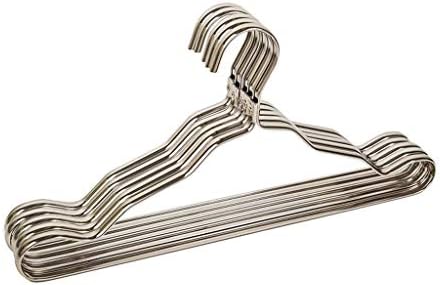 Jeonswod 20 PCS cabides de metal para roupas ganchos de roupas em casa Alumínio Anti-deslizamento Rack de secagem espelha