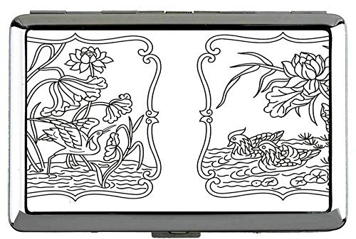 Yanteng Butterfly Butterfly Lotus Flower Cigarette Box-China Wind Caixa e suporte