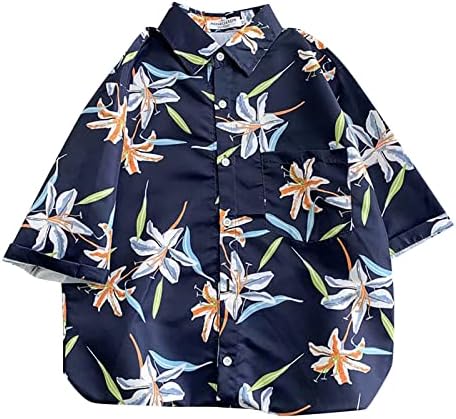 Camisas de natação de verão para homens camisas florais de homens