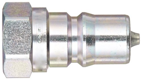 Válvula Dixon e acoplamento H2F2 Aço ISO -B Intercâmbio de encaixe hidráulico, mamilo, 1/4 acoplamento x 1/4 - 18 fêmea NPTF