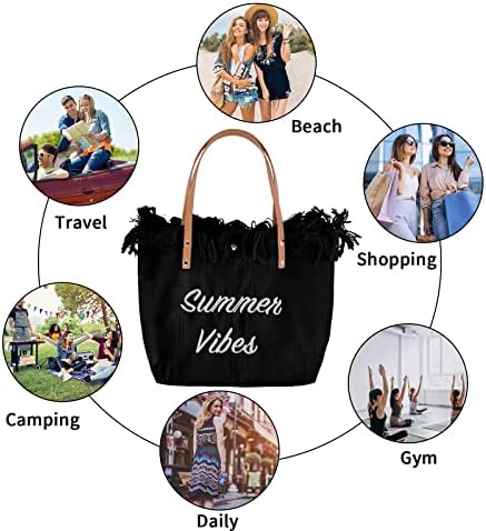 Bolsas de tela de telas de Ysong para mulheres, envasas grandes para mulheres, bolsas de compra de lona reutilizável bolsas de tela