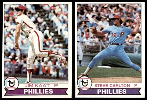 1979 Topps Philadelphia Phillies, perto da equipe, estabeleceu a Philadelphia Phillies ex/Mt Phillies