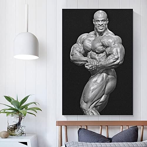 Pôster de bodybuilder de bludug ronnie coleman pôster de bodybuilding room sala de ginástica poster decorativo motivatie