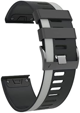 XJIM Sport Silicone Watch Band Strap para Garmin Fenix ​​7x 7 6x 6 Pro 5x 5 mais 3 3HR 935 945 Facil Fit Raple Remolar 26 mm Wirstbands