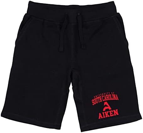 Universidade da Carolina do Sul Aiken Pacers Seal College Fleece Shorts de cordão