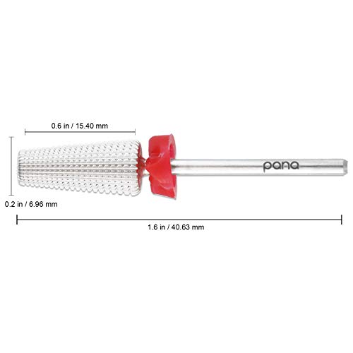 Carboneto de unhas de Pana 5 em 1 bit - girar de duas maneiras para uso para a esquerda e a direita - Remova rápida Remova