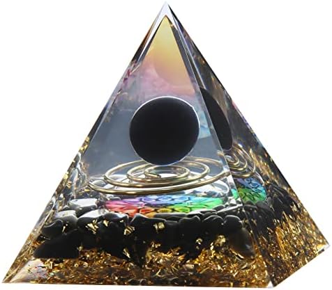 Pirâmide orgona para energia positiva, pirâmide de cristal orgonita pirâmide Proteção Cristais de energia gerador de energia