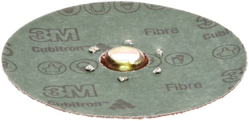 Cubitron II 3M Disco de fibra 785C, cerâmica, 7 de diâmetro, 80 coragem, laranja