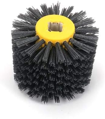 Wenfo 24/5 ”× 4/5” × 4 ”Brecha de roda de desenho de arame, arame abrasivo Tambor de tambor de tambor de polimento de polimento