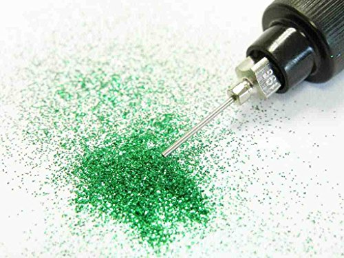20g Lily Green Ultra Fine Cosmetic Cosmetic Body Safe Glitter Loose Make Up Henna Tattoo Face Paint in Precision Poof Bottle Bottle