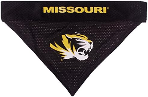 Pets First Collegiate Pet Acessórios, bandana reversível, Missouri Tigers, Large/X-Large