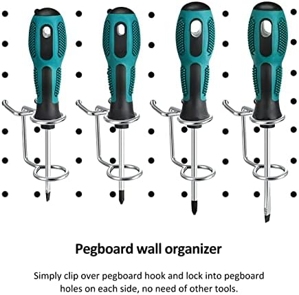 Acessório de anel duplo de 80pcs doyitool para garagem para chaves para chaves de ferramentas, ferramentas de duas ferramentas organizador